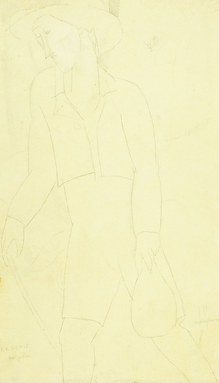 Bergerie door Amedeo Modigliani