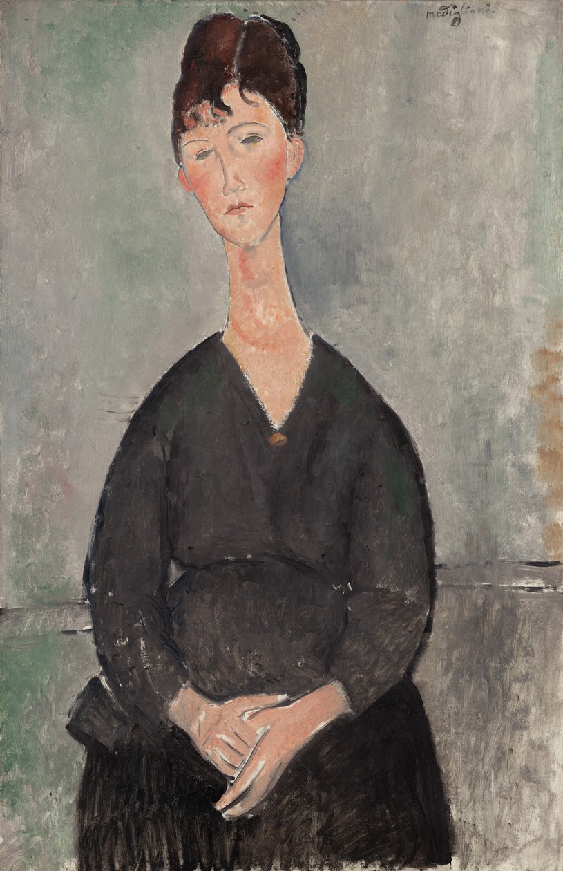 Café Singer door Amedeo Modigliani