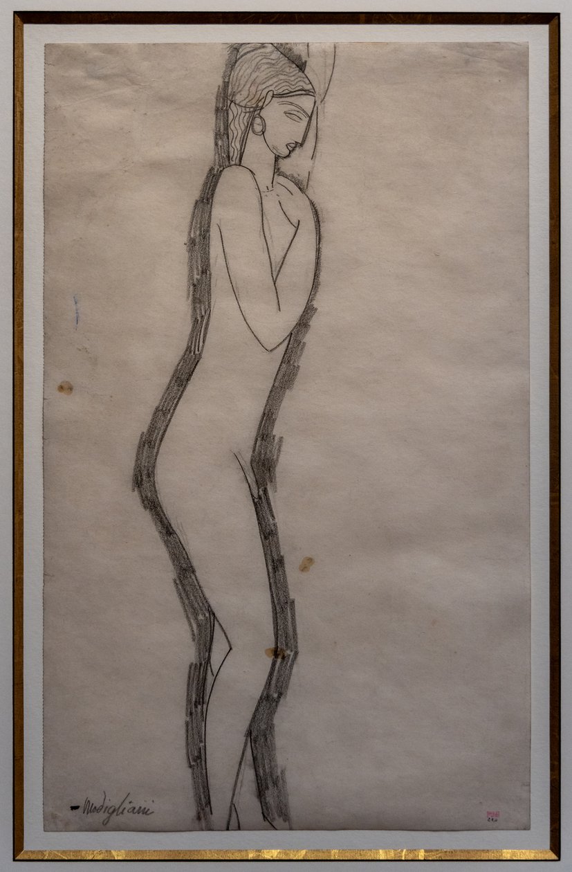 Hermafrodiet profiel door Amedeo Modigliani