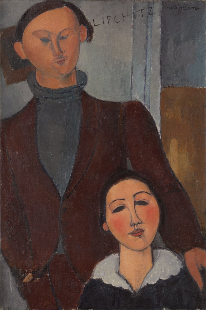 Jacques en Berthe Lipchitz door Amedeo Modigliani