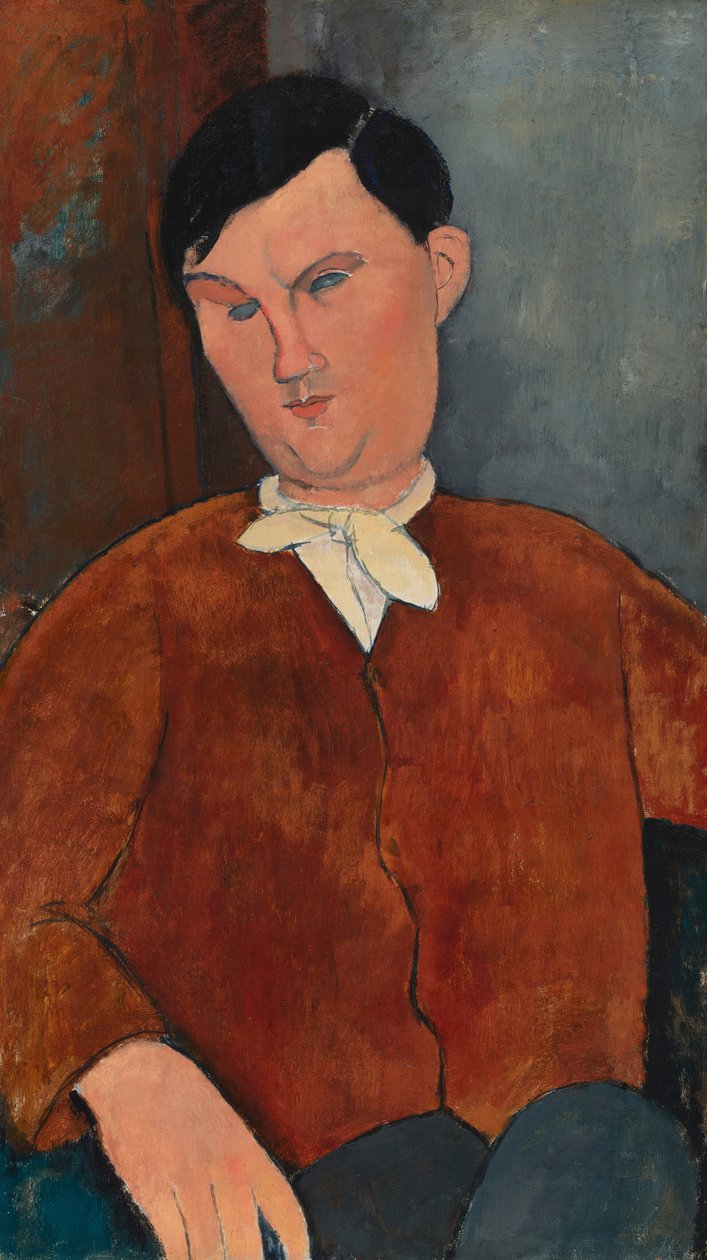 De heer Deleu door Amedeo Modigliani