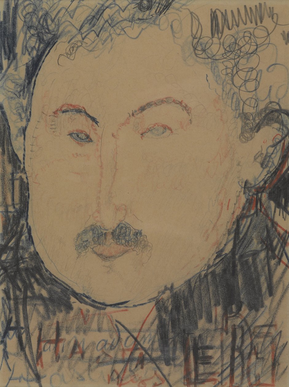 Portret van Adolphe Basler, c.1916 door Amedeo Modigliani