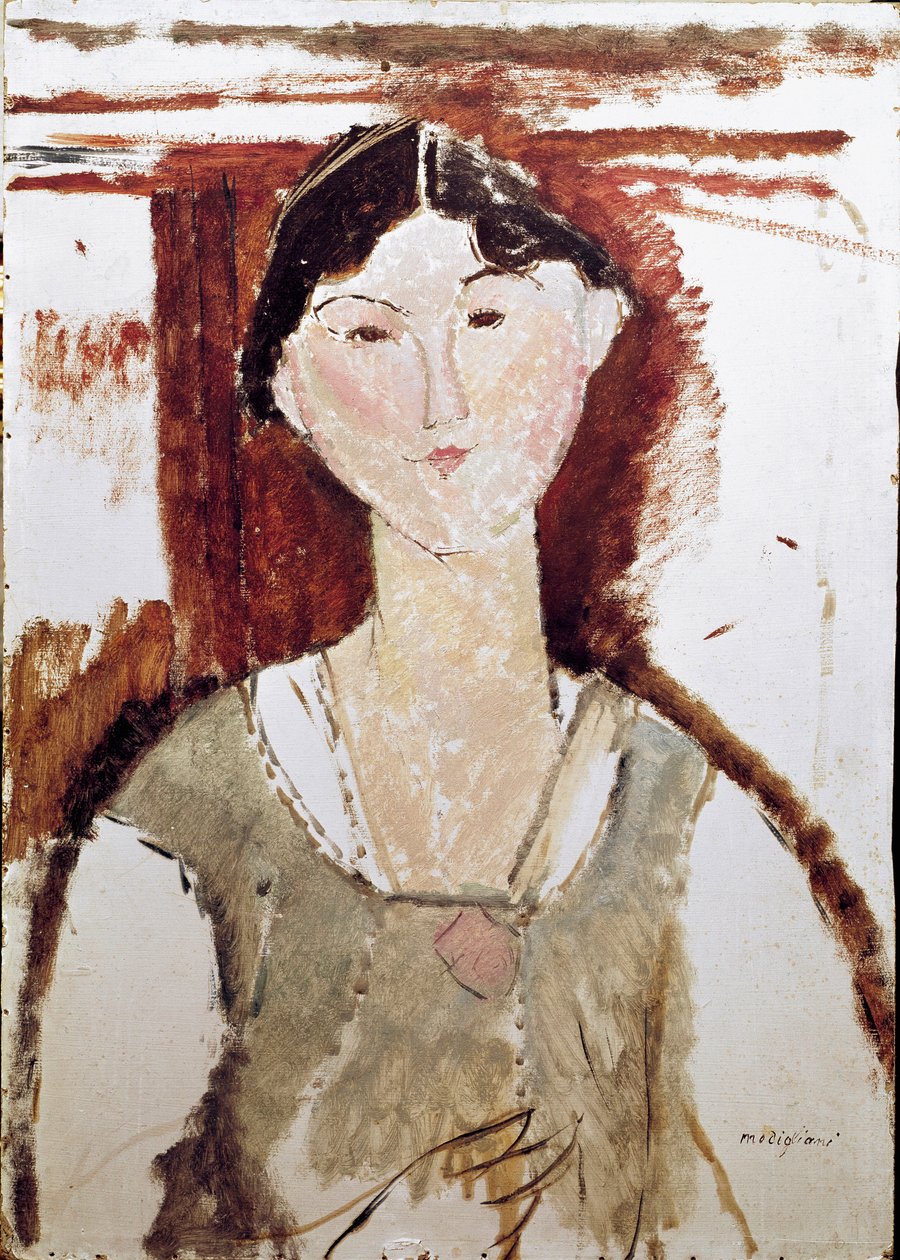 Portret van Beatrice Hastings door Amedeo Modigliani