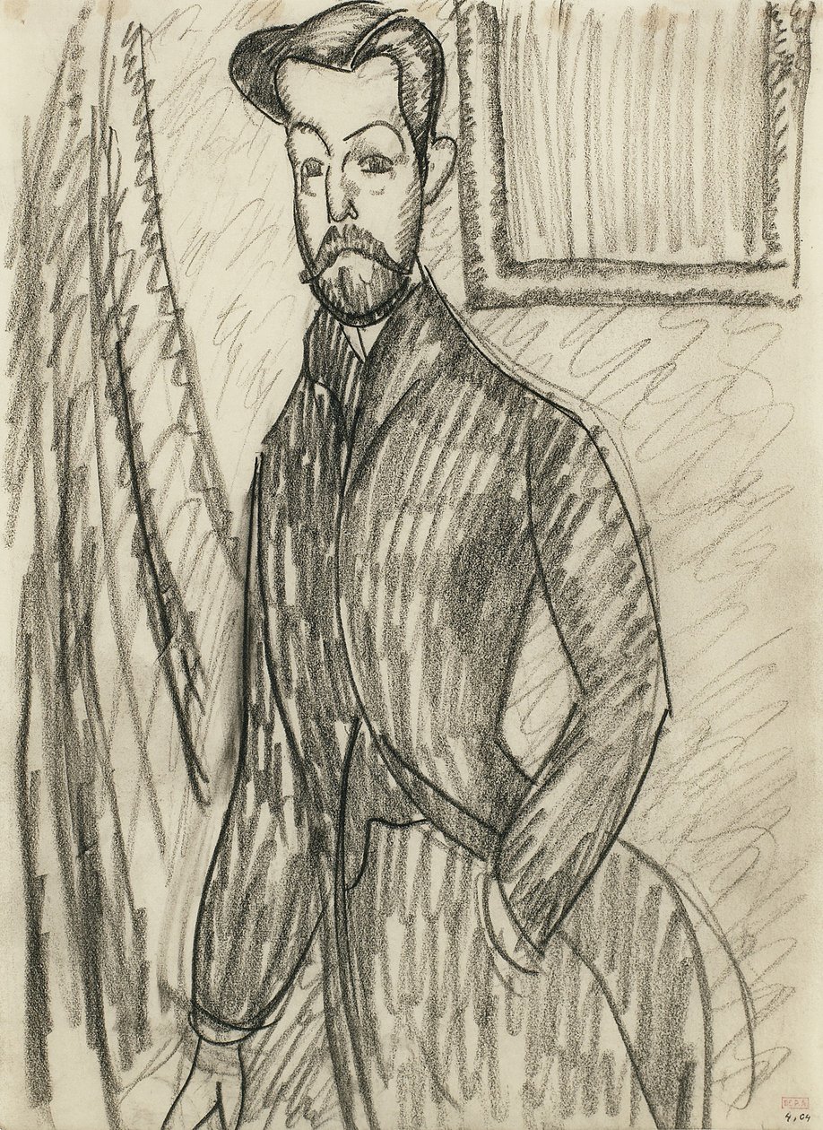 Portret van Dr. Paul Alexandre door Amedeo Modigliani