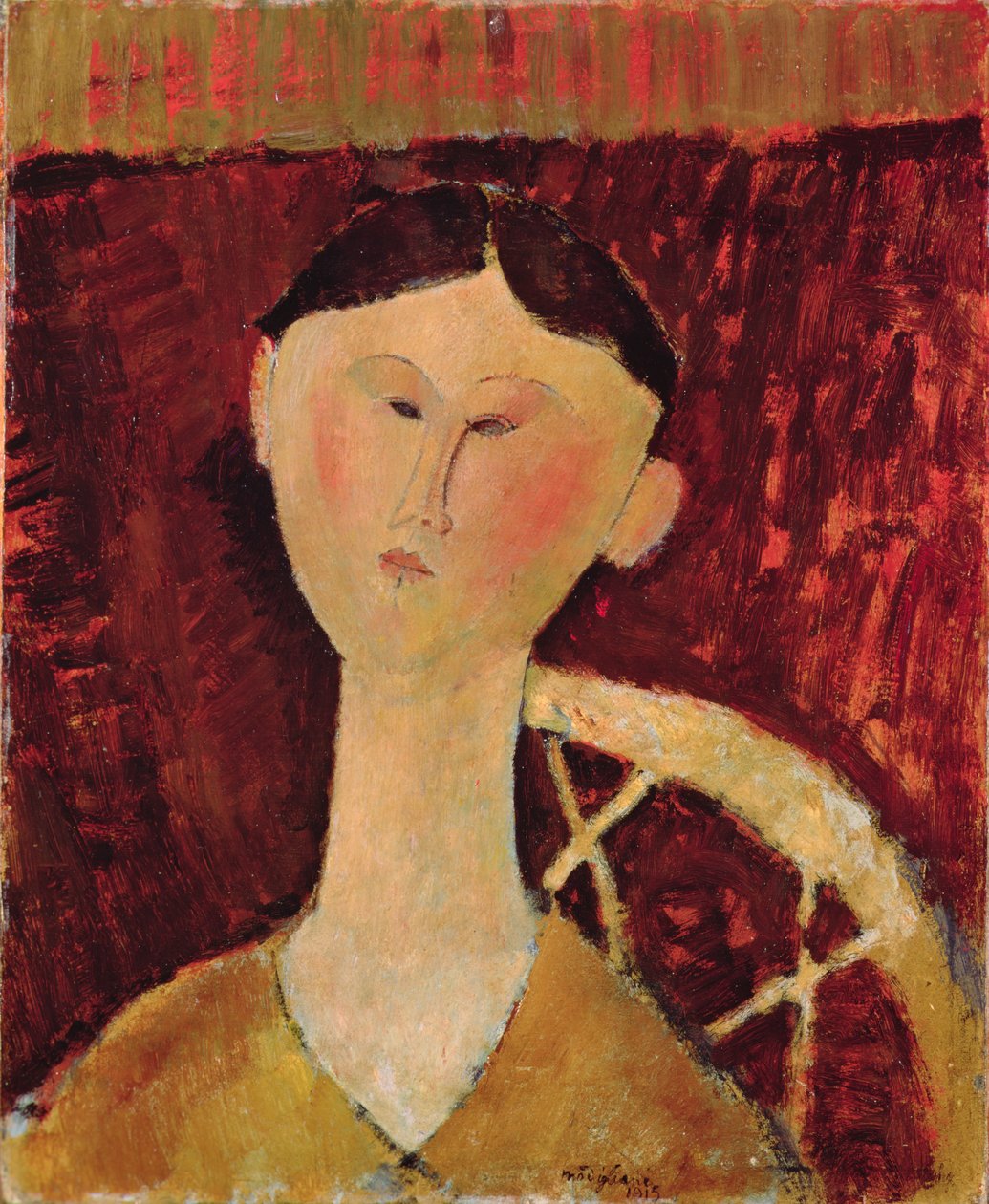 Portret van Mevrouw Hastings, 1915 door Amedeo Modigliani