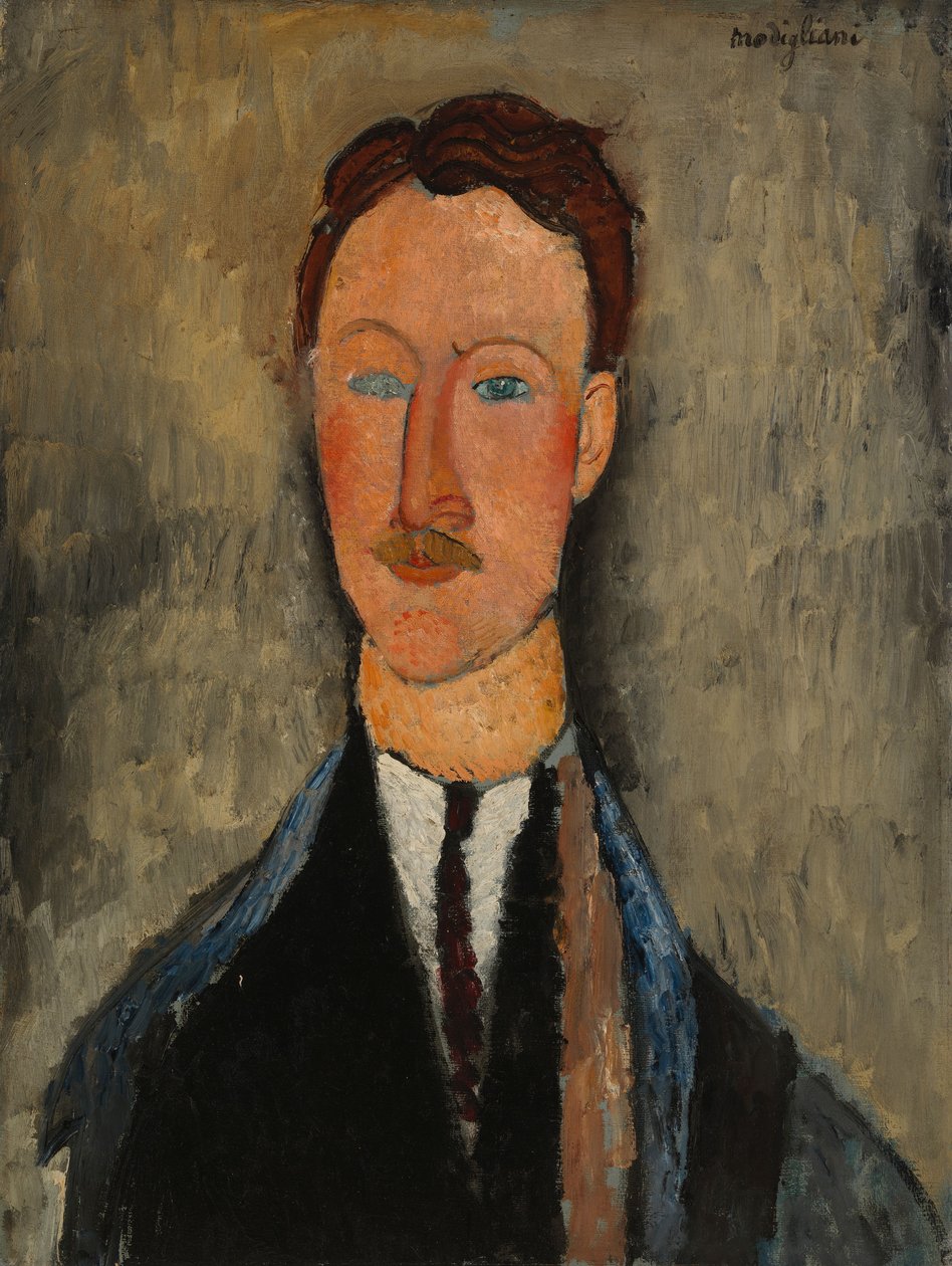 Portret van de kunstenaar Léopold Survage door Amedeo Modigliani
