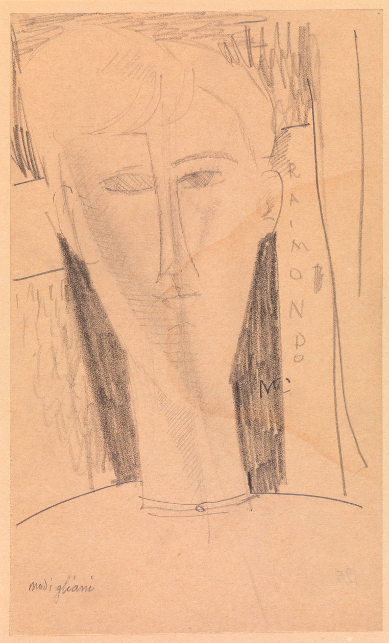 Raimondo door Amedeo Modigliani