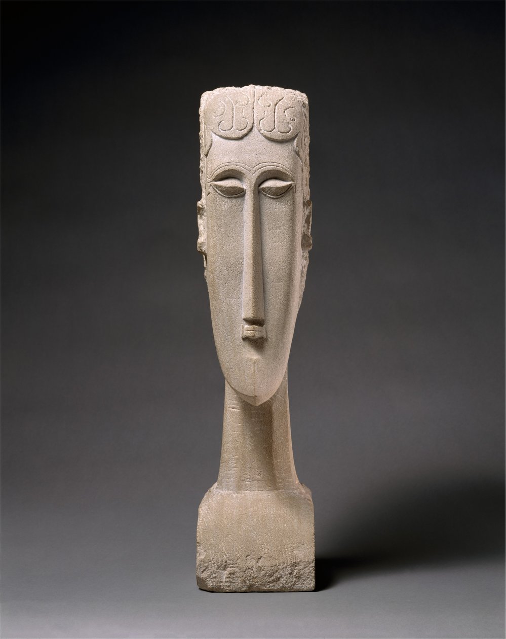 Vrouwenhoofd, 1912 door Amedeo Modigliani