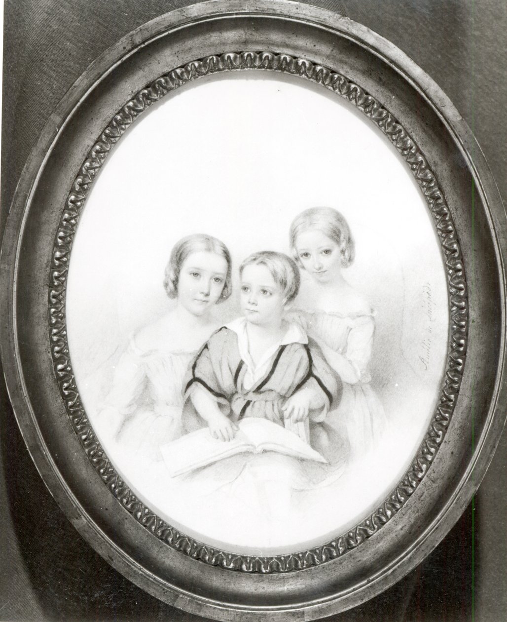 Blandine (b.1835), Cosima (b.1837) en Daniel (b.1839), kinderen van Marie d