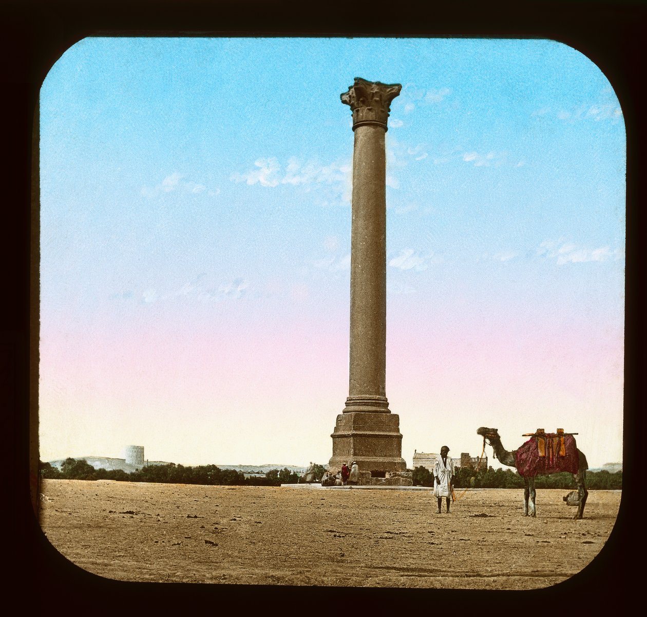 Egypte - Pompeiuszuil, Alexandrië door American Photographer