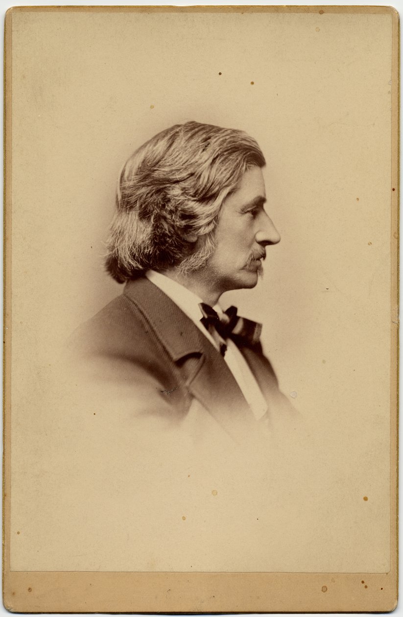 Franklin Benjamin Sanborn (1831-1917), Amerikaanse sociaal hervormer, journalist, sociaal wetenschapper; foto door H G Smith, Boston door American Photographer