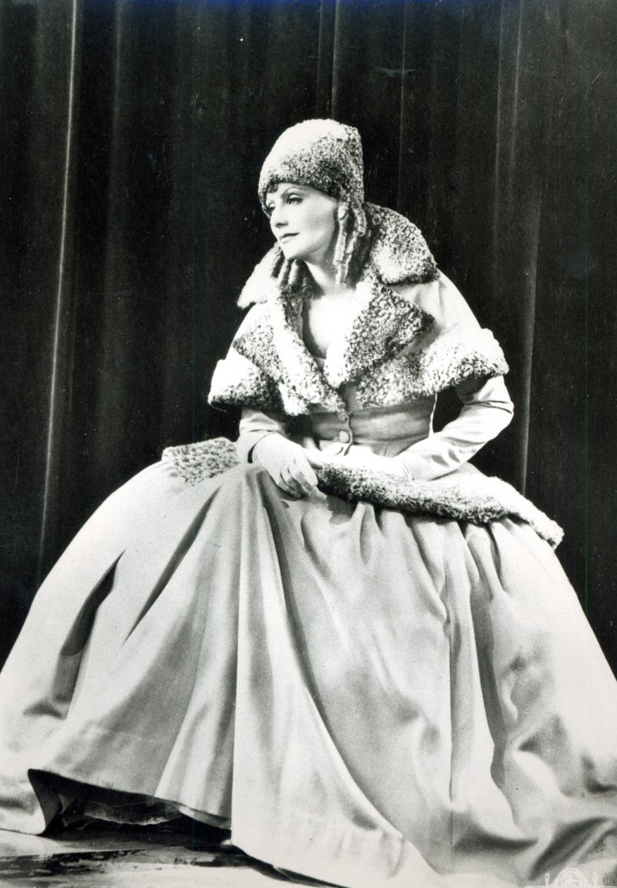 Greta Garbo in de rol van Anna Karenina door American Photographer