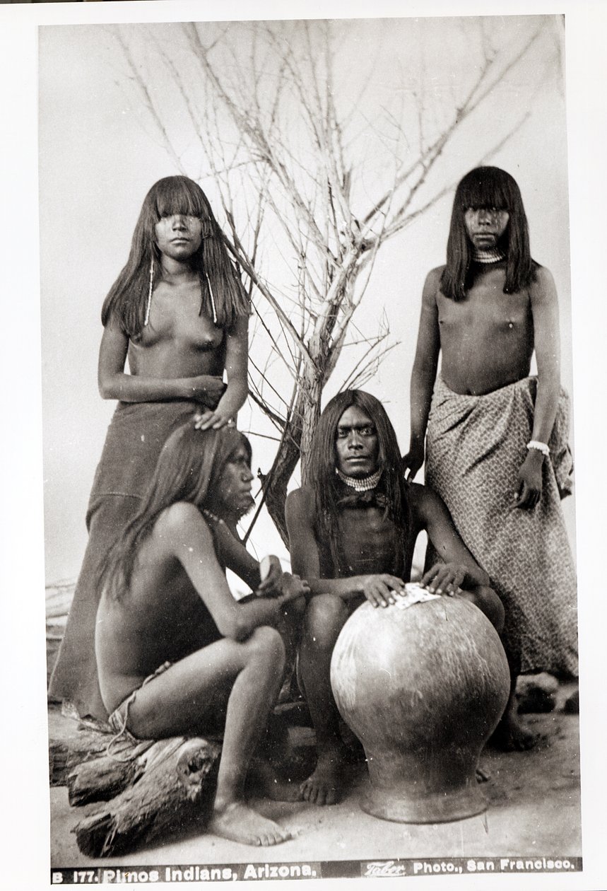 Pimos-indianen in Arizona door American Photographer