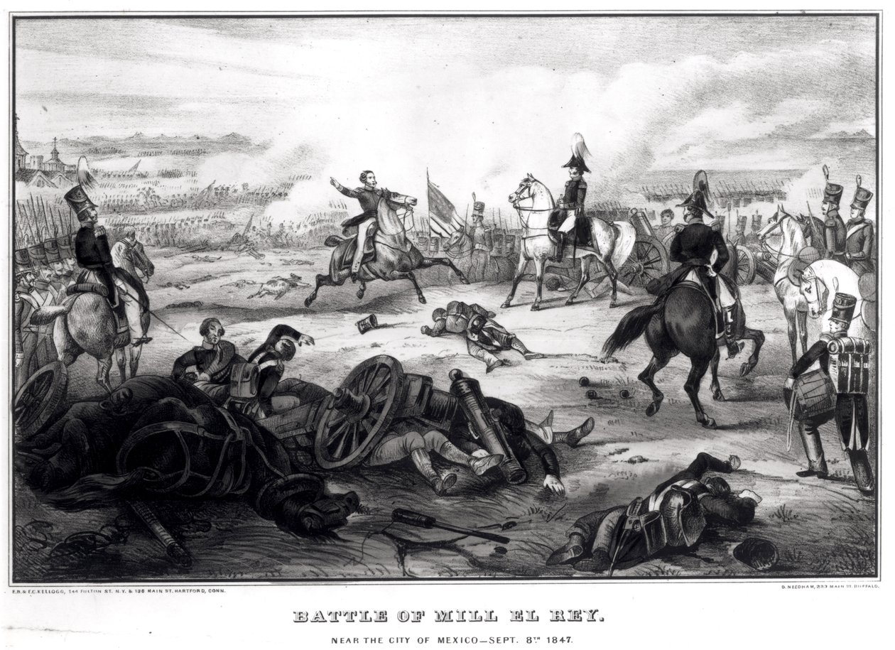 Slag bij Mill El Rey, nabij de stad Mexico, 8 september 1847 door American School