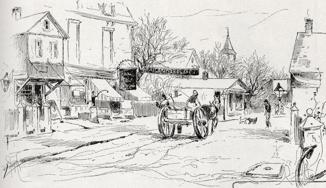 Commercial Street, Provincetown, Cape Cod, uit 