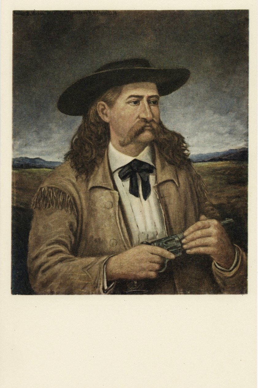 James Butler (Wild Bill) Hickok (1817 - 1876) door American School
