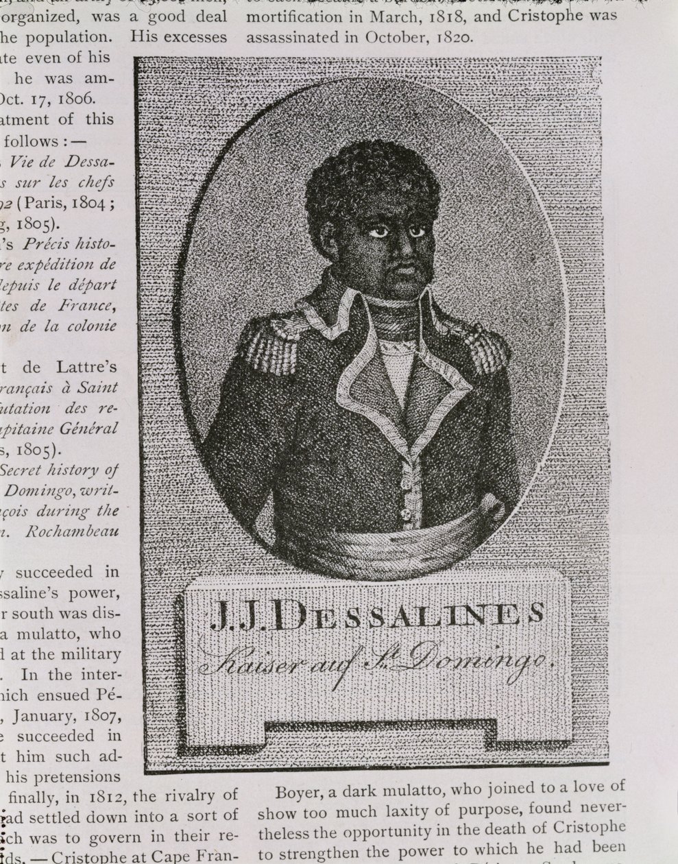 Portret van Jean-Jacques Dessalines (ca. 1758-1806) door American School