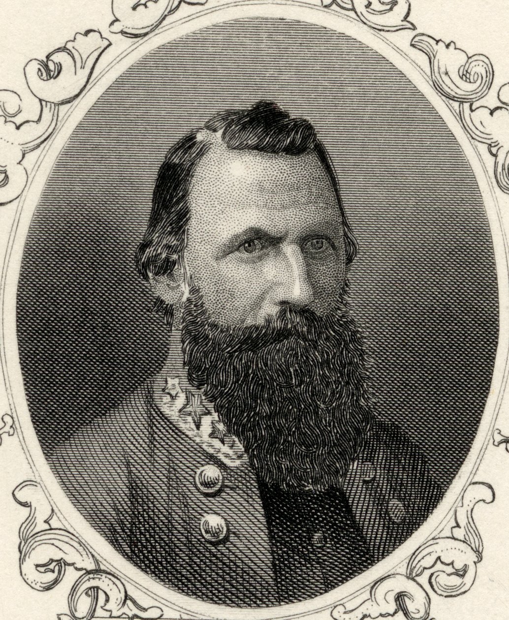 Portret van Generaal-majoor J.E.B. Stuart (1833-64) door American School
