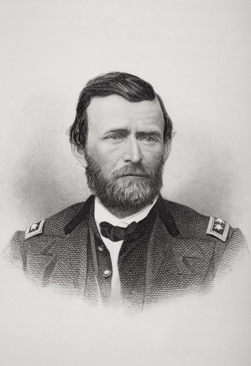 Portret van Ulysses S. Grant (1822-85) door American School