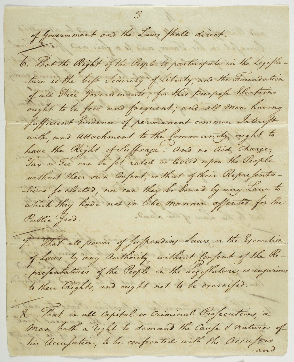 De Bill of Rights, kopie ondertekend in Federal Hall, 1789 door American School
