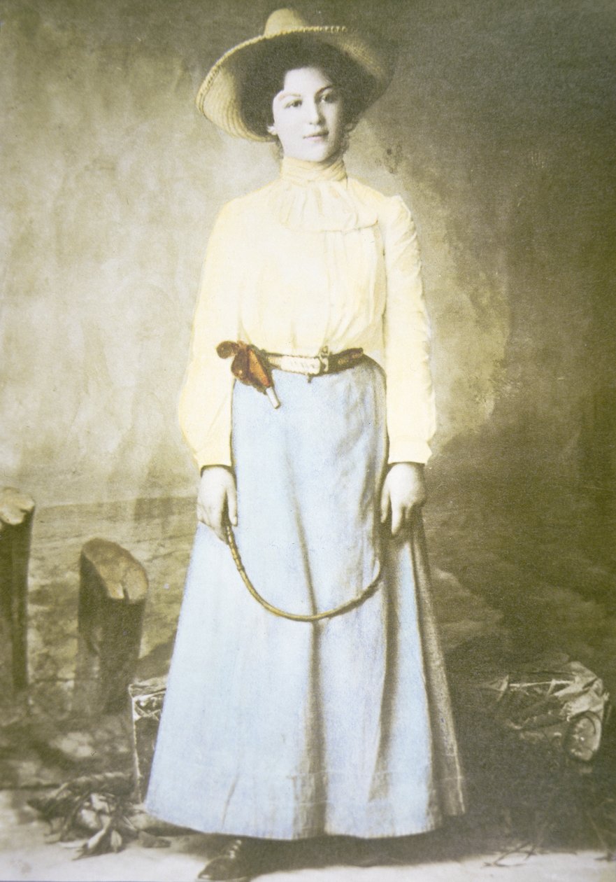 Anna Webb uit Kansas, ca. 1880 door American Photographer