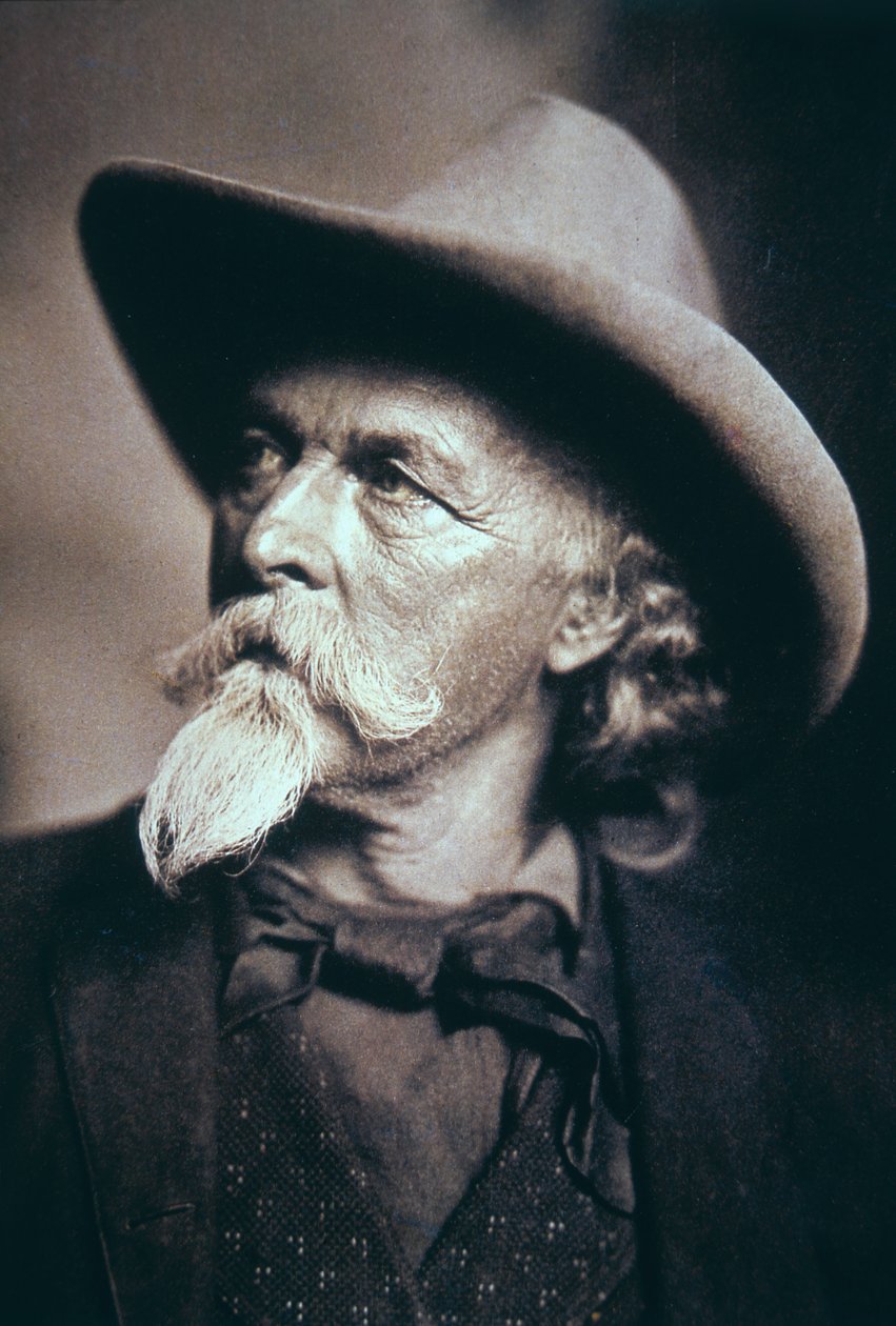 Buffalo Bill in zijn latere jaren door American Photographer