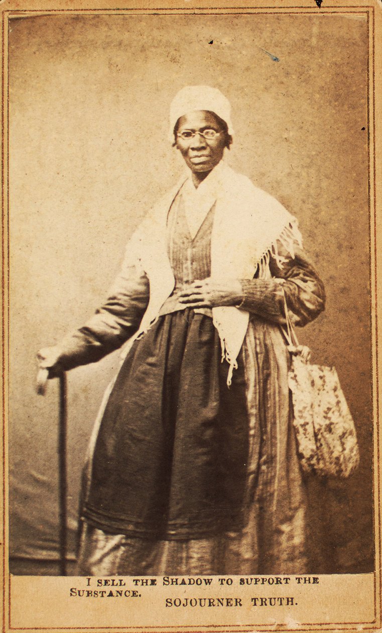 Carte de visite van Sojourner Truth, 1864 door American Photographer