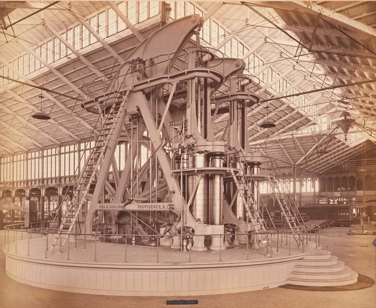 Corliss Motor, Centennial International Exhibition, Philadelphia, 1876 door American Photographer