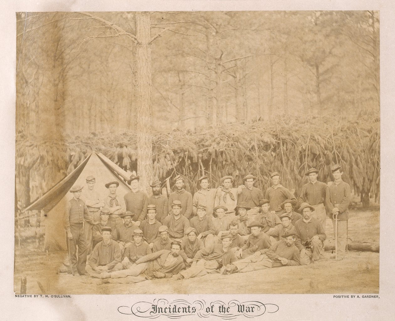 Groepsportret van Groep #2, Detachement van US Engineers (z/w foto) door American Photographer