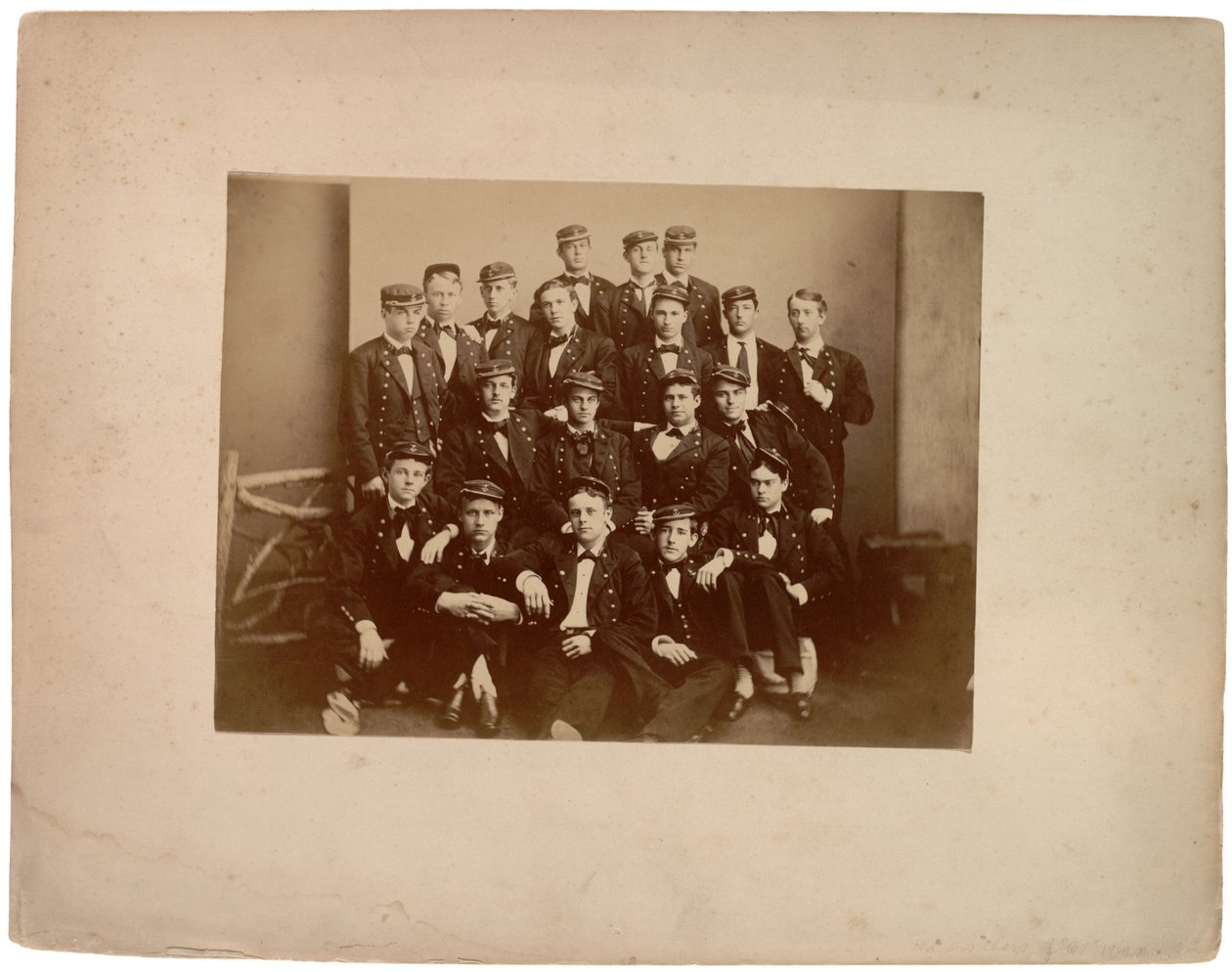 Hagers Klasse van 61, 19 in aantal, ca. 1870 door American Photographer