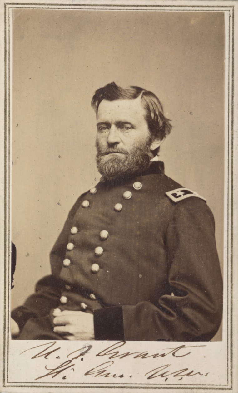 Maj. Gen. Ulysses S. Grant, officier van het Federale Leger door American Photographer