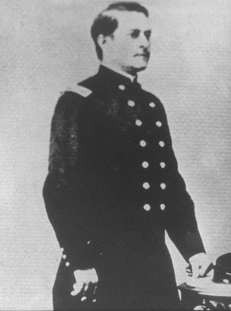 Majoor Marcus A. Reno van de 7e U.S. Cavalerie door American Photographer