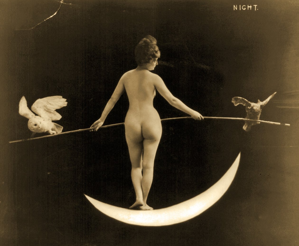 Nacht, ca. 1895 door American Photographer
