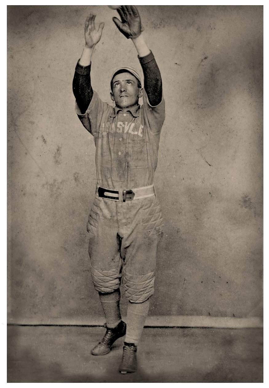 Portret van Phil Tomney, Louisville Colonels door American Photographer