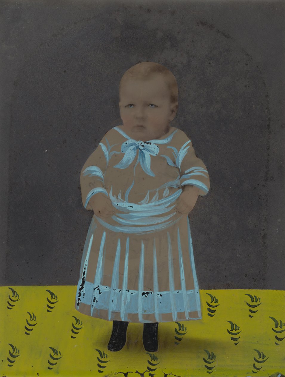 Portret van een jongen,jaren 1880 (foto) door American Photographer