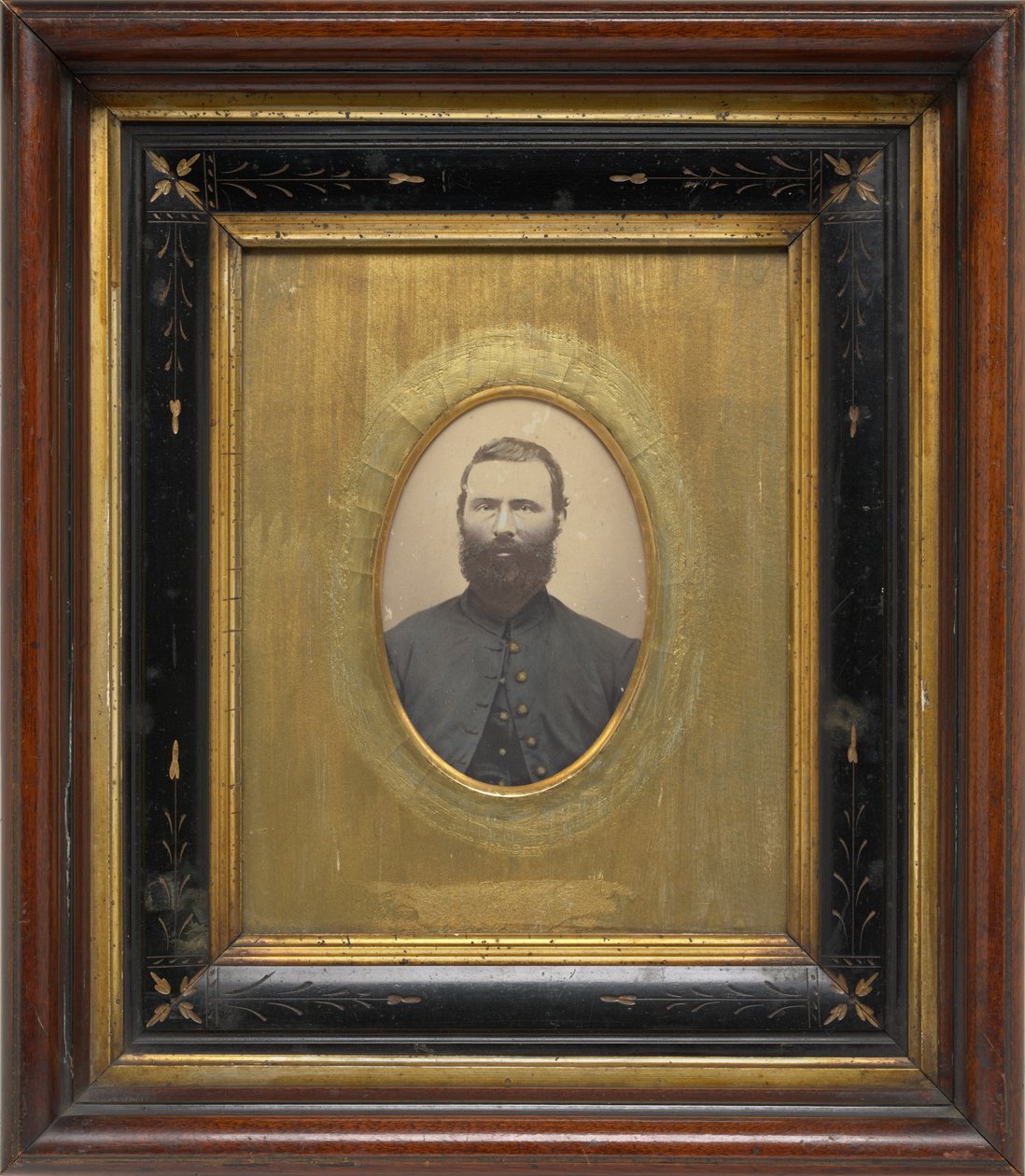 Portret van een man,c. 1864 (foto) door American Photographer