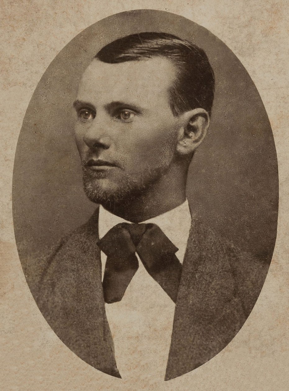 Portret van de outlaw Jesse James (1847-1882) door American Photographer