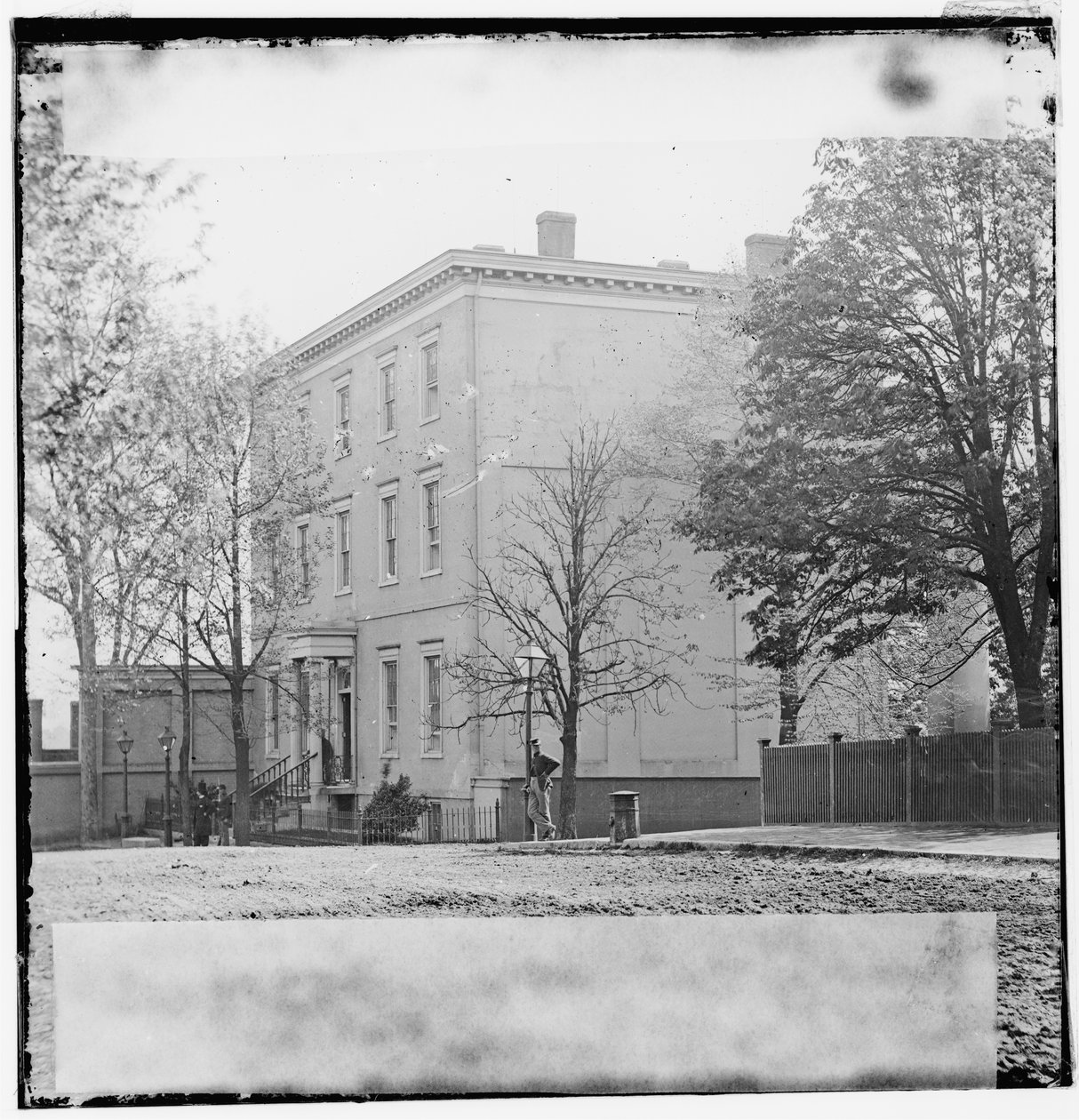 Woonplaats van Jefferson Davis (1201 East Clay Street), Richmond, VA door American Photographer