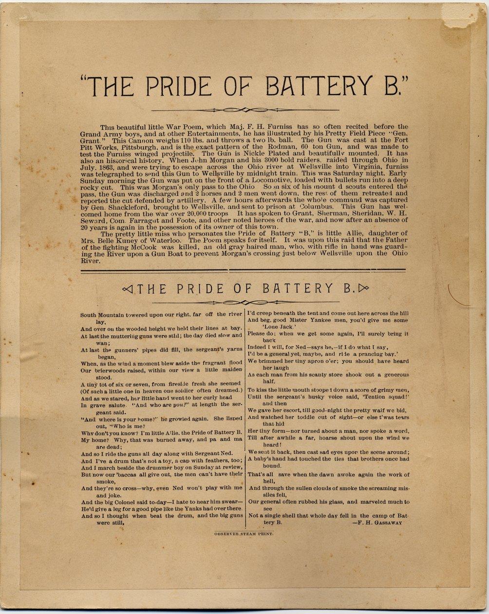 The Pride of Battery B, door Frank H Gassaway door American Photographer