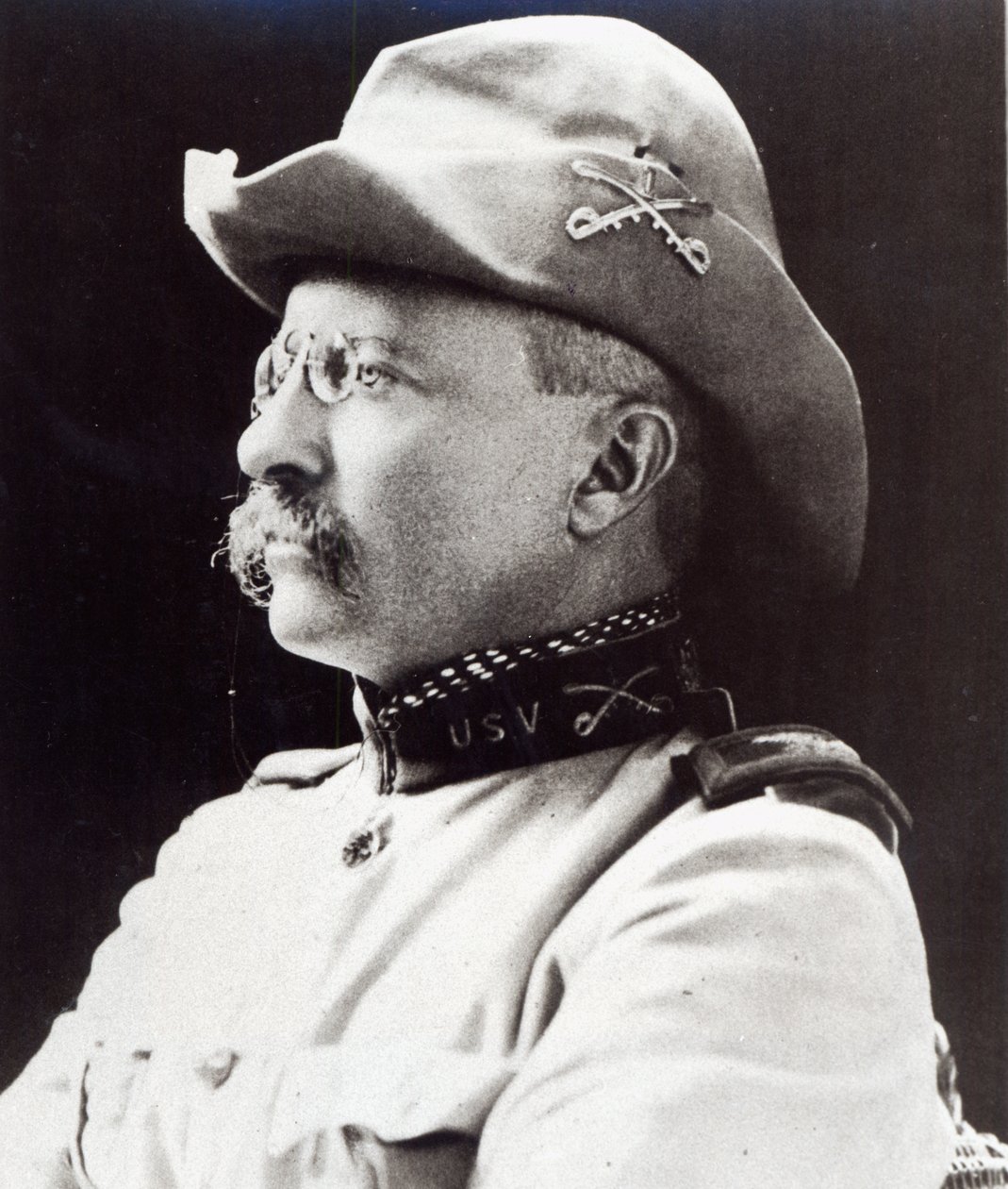 Theodore Roosevelt als Luitenant-Kolonel van de 1e Amerikaanse Vrijwillige Cavalerie in 1898 door American Photographer