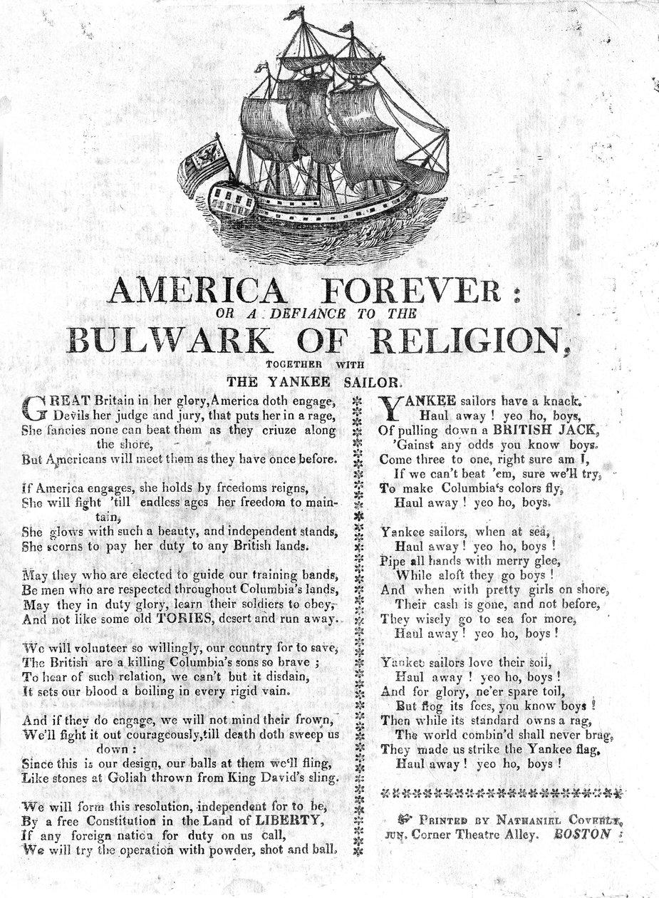 Amerika voor altijd of een uitdaging aan de bolwerk van religie, samen met de Yankee zeeman door American School
