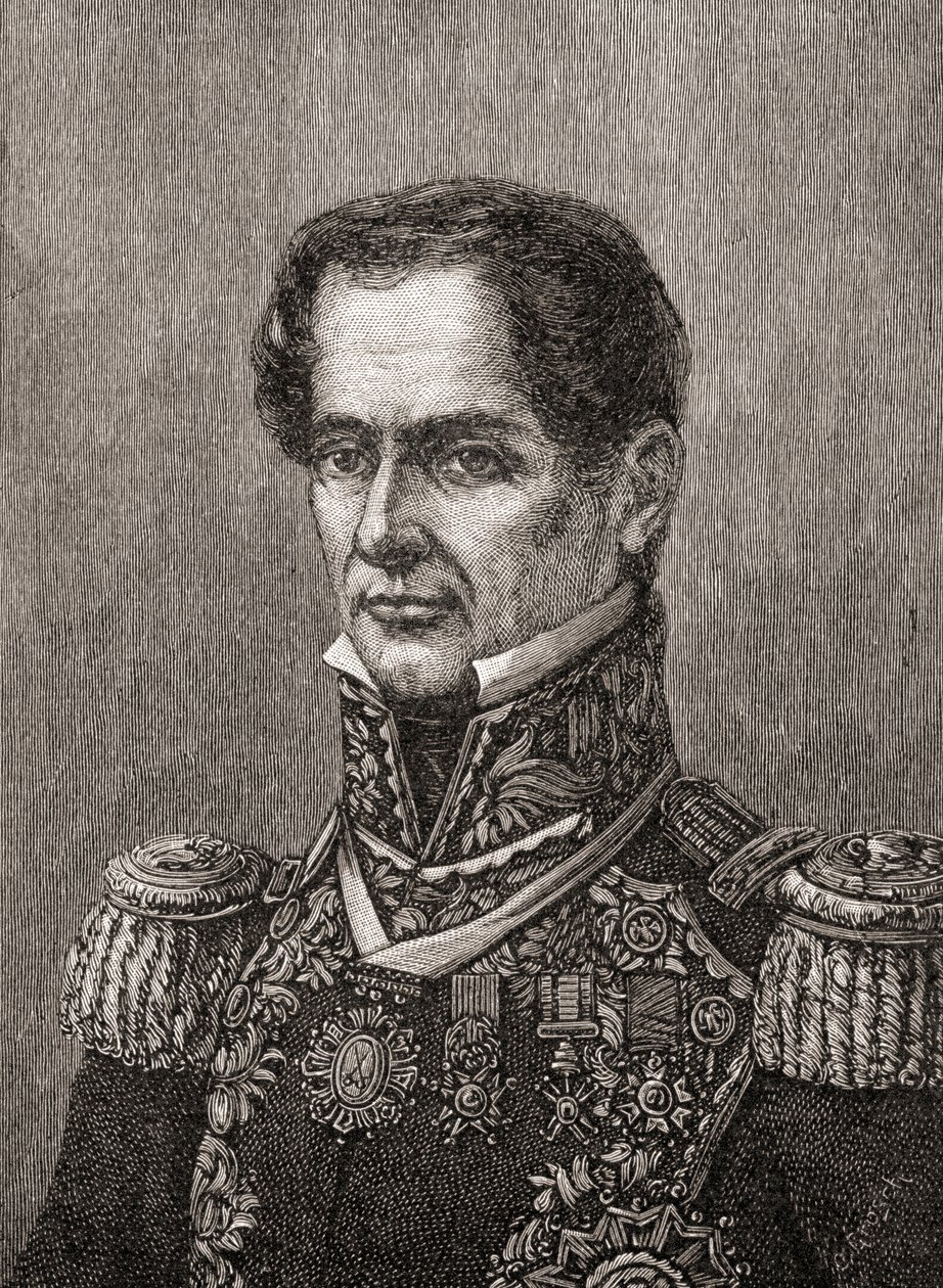 Antonio de Padua María Severino López de Santa Anna y Pérez de Lebró, uit 