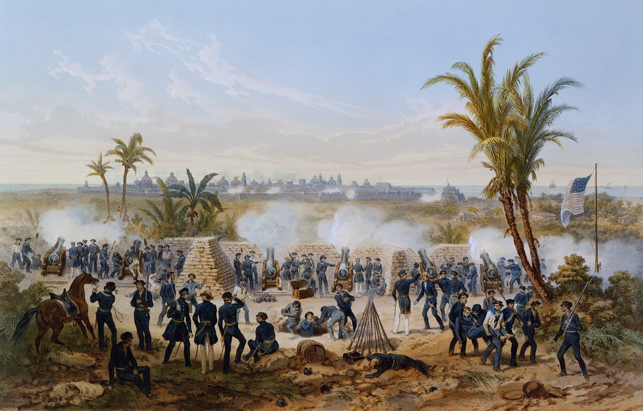 Bombardement van Veracruz, maart 1847 door American School
