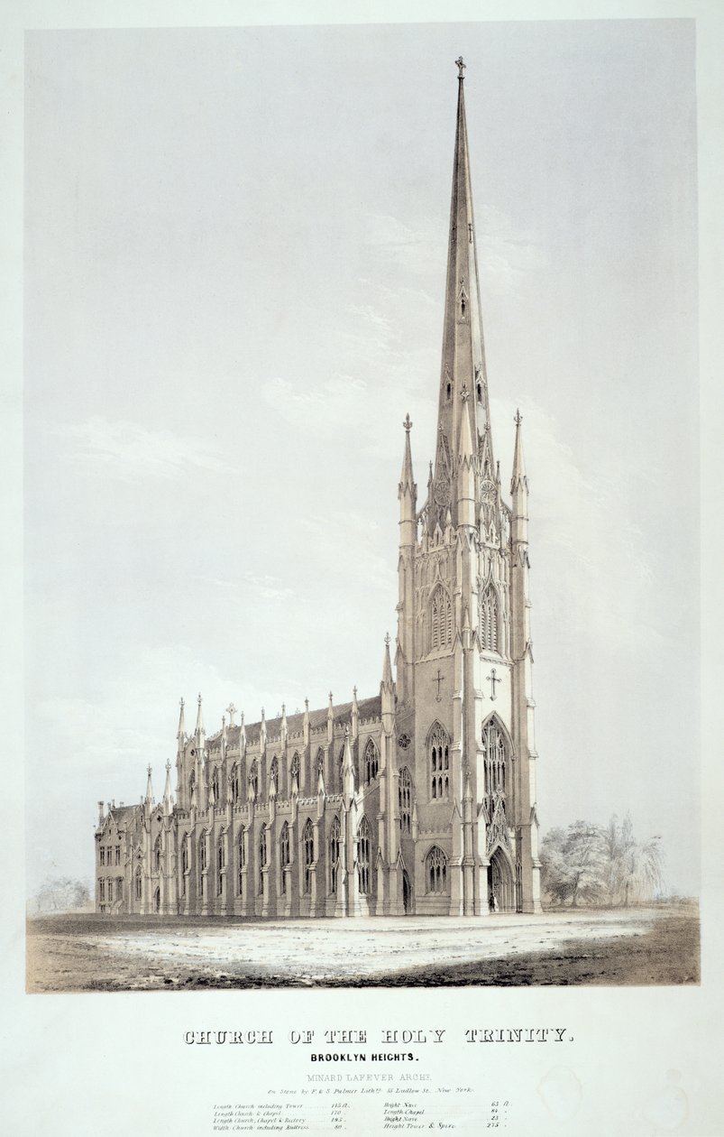 Kerk van de Heilige Drie-eenheid, Brooklyn Heights door American School