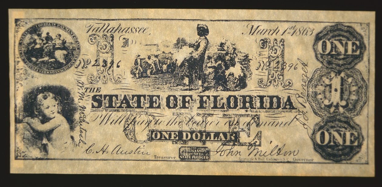 Zuidelijke papiergeld door American School