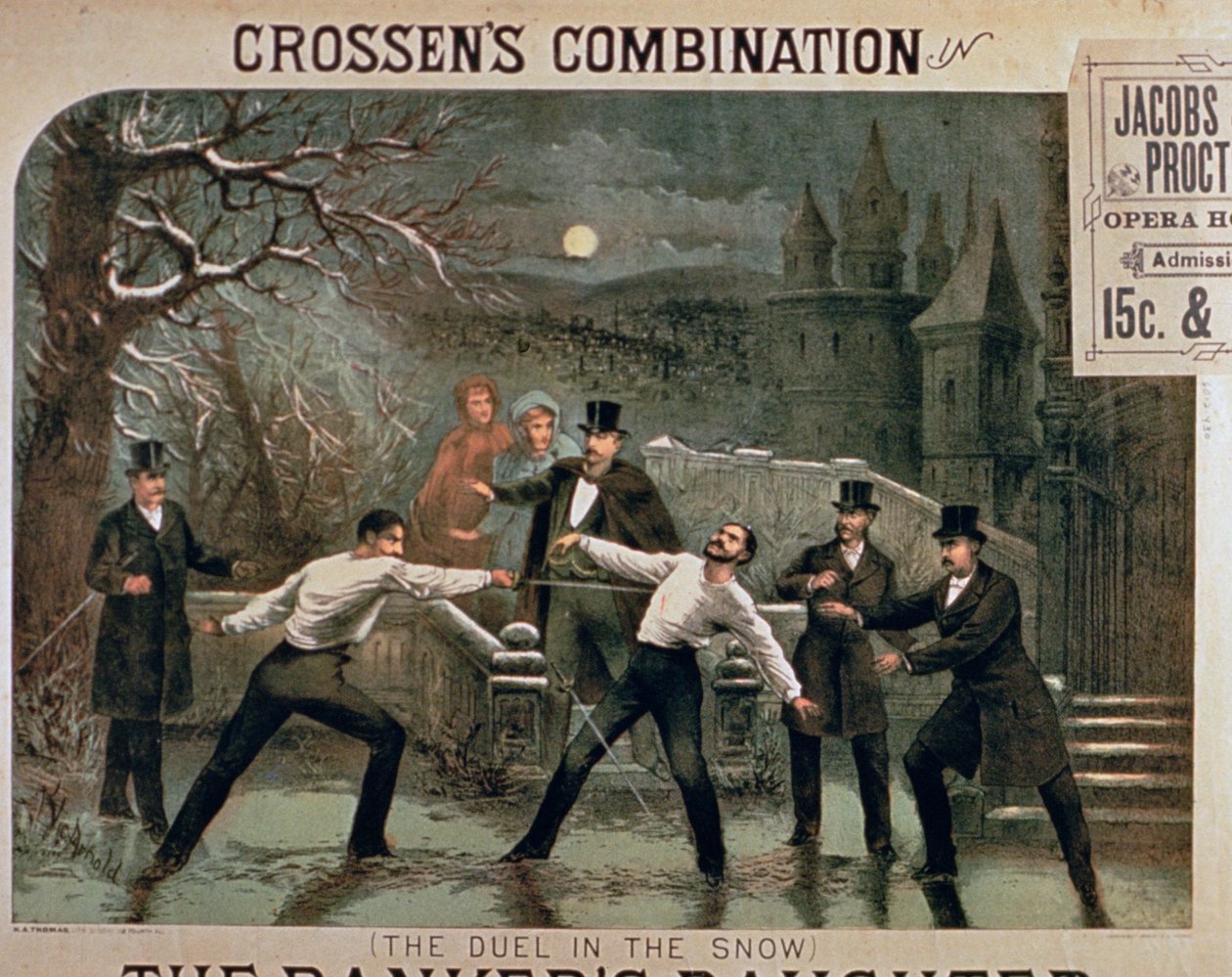 Duel in de sneeuw, poster voor The Banker