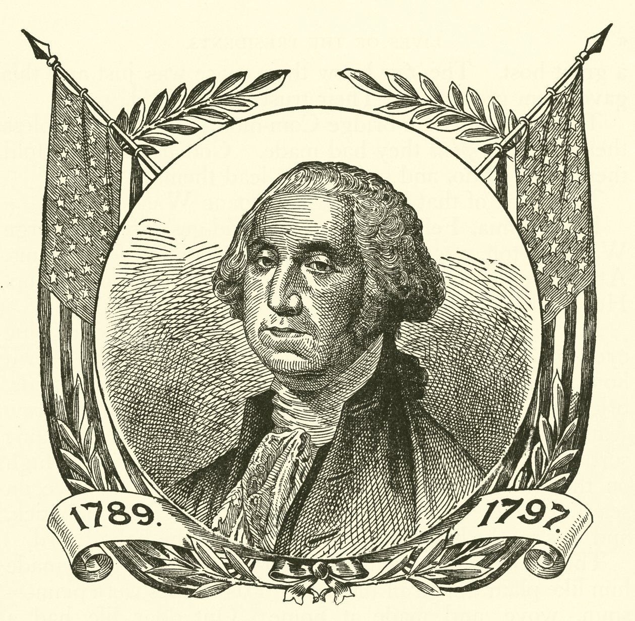 George Washington (gravure) door American School