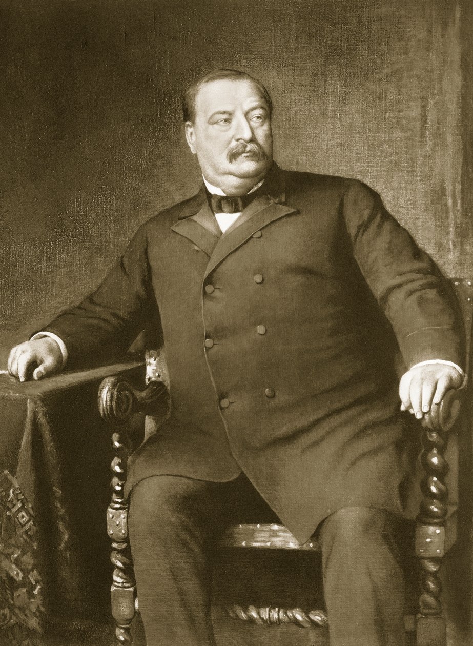 Grover Cleveland, 22e en 24e president van de Verenigde Staten van Amerika door American School