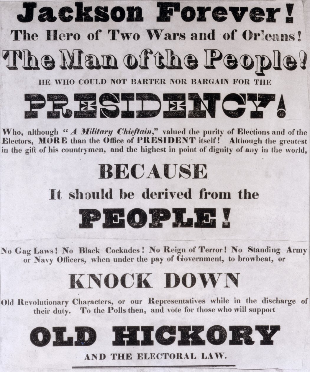 Jackson Forever, presidentiële campagneposter door American School