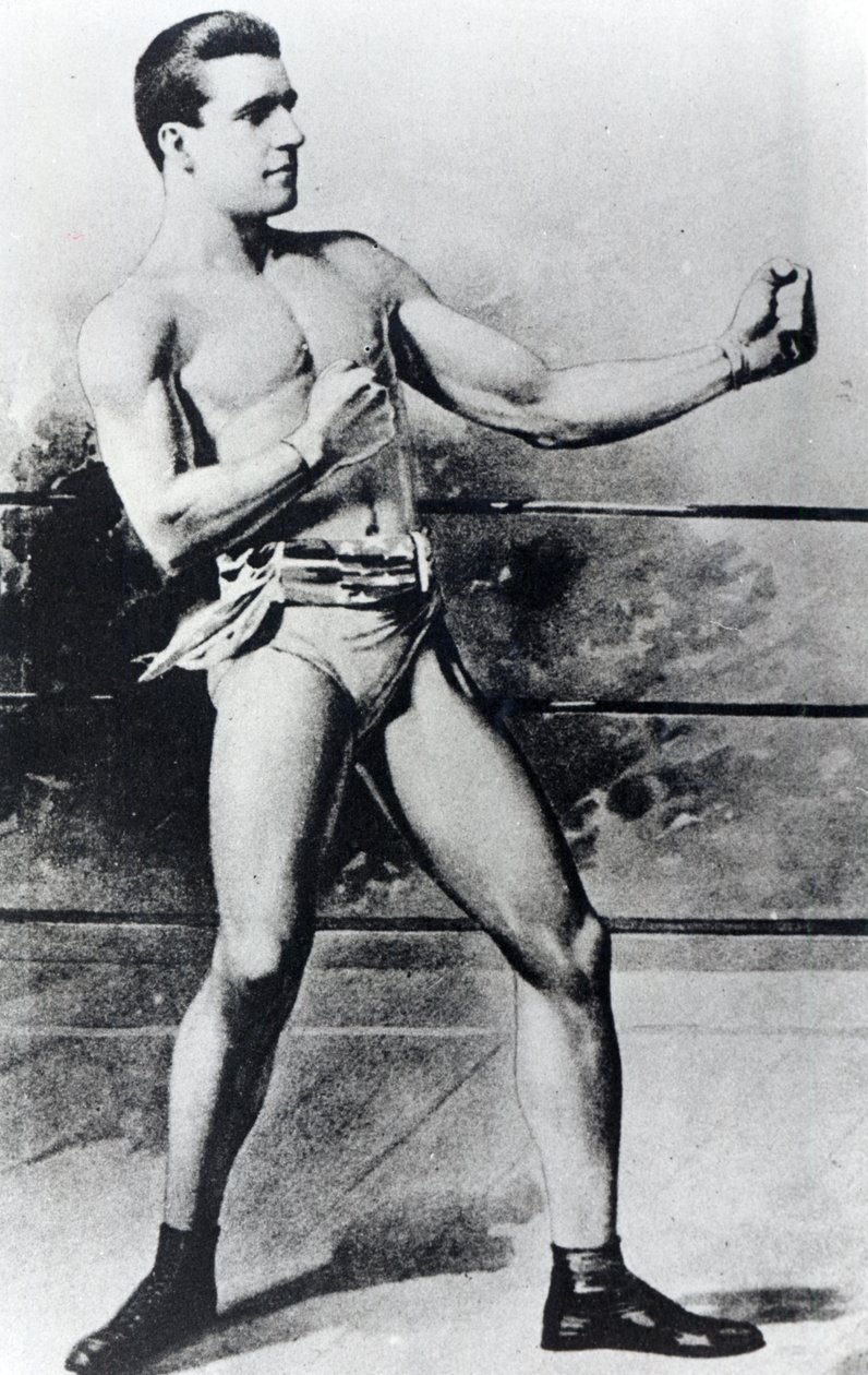 James J. Corbett door American School